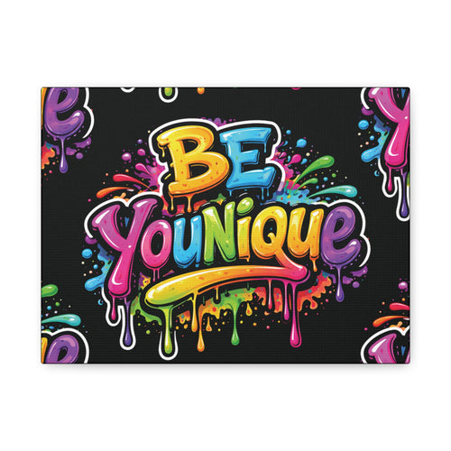 Be Younique Rainbow Graffiti Canvas
