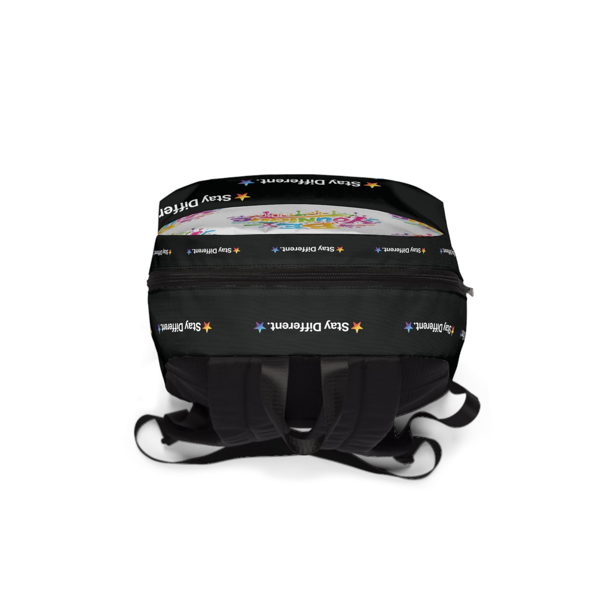 Be Younique Backpack — 'Stay Different' Colorful Kids & Teen School Bag